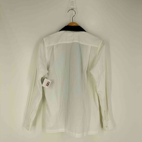 コムデギャルソンシャツ COMME des GARCONS SHIRT フランス製 スイッチングパターン 開襟 オープンカラーシャツ メンズ JPN:S