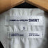 コムデギャルソンシャツ COMME des GARCONS SHIRT フランス製 スイッチングパターン 開襟 オープンカラーシャツ メンズ JPN:S
