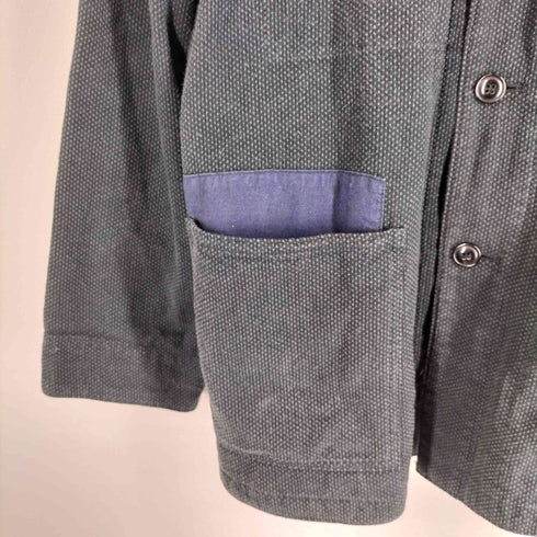 ブルーブルー BLUE BLUE パッチワーク 刺し子 サシコ カバーオール メンズ 2
