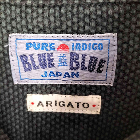 ブルーブルー BLUE BLUE パッチワーク 刺し子 サシコ カバーオール メンズ 2