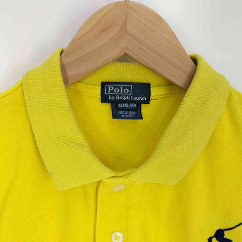 ポロバイラルフローレン Polo by RALPH LAUREN ビッグポニー刺繍 鹿の子ポロシャツ メンズ XL/18-20