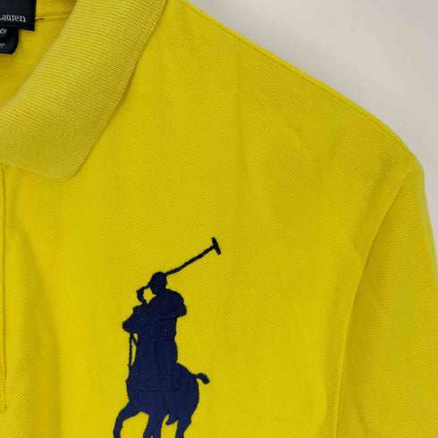 ポロバイラルフローレン Polo by RALPH LAUREN ビッグポニー刺繍 鹿の子ポロシャツ メンズ XL/18-20