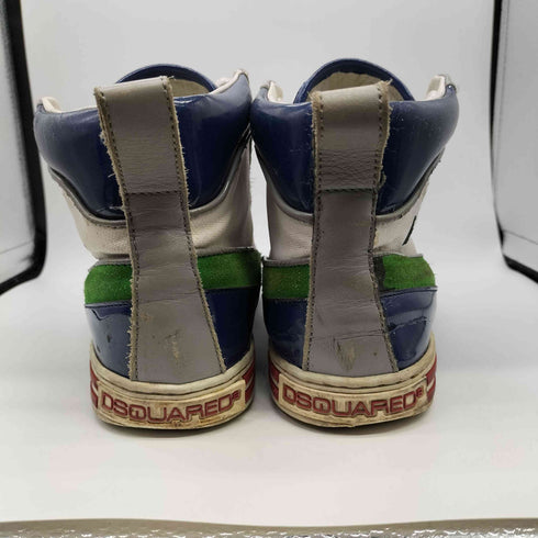 ディースクエアード DSQUARED2 イタリア製 レザー ハイカット スニーカー メンズ 40