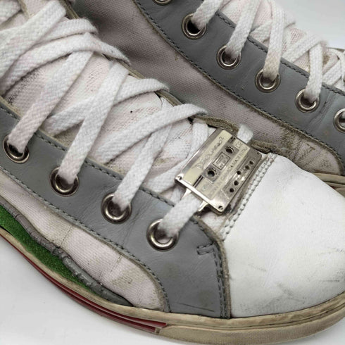 ディースクエアード DSQUARED2 イタリア製 レザー ハイカット スニーカー メンズ 40
