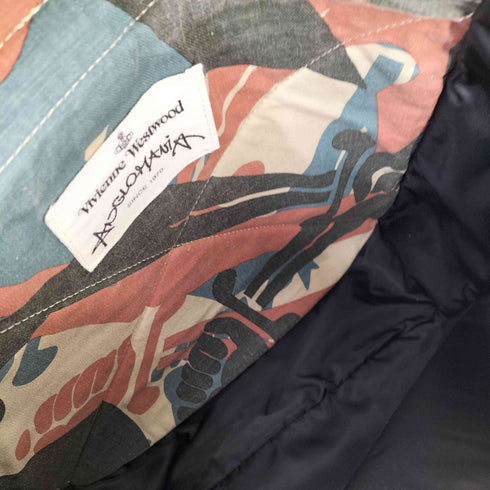 ヴィヴィアンウエストウッド アングロマニア Vivienne Westwood ANGLOMANIA スクエア型 総柄 バックパック レディース
