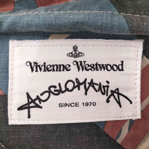 ヴィヴィアンウエストウッド アングロマニア Vivienne Westwood ANGLOMANIA スクエア型 総柄 バックパック レディース