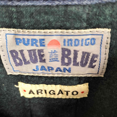 ブルーブルー BLUE BLUE パッチワーク マオカラー ワークジャケット メンズ 2