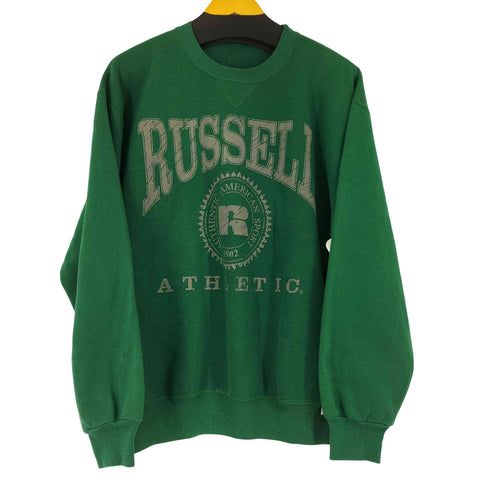 ラッセルアスレチック RUSSELL ATHLETIC USA製 3段プリントクルーネックスウェット メンズ