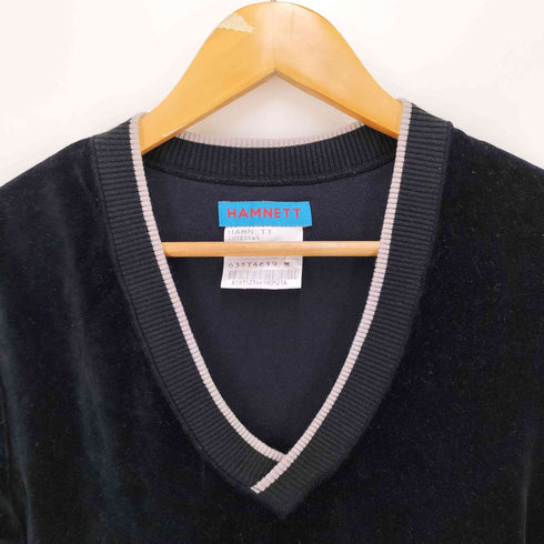 ハムネット HAMNETT Vネックベロアカットソー メンズ JPN:M