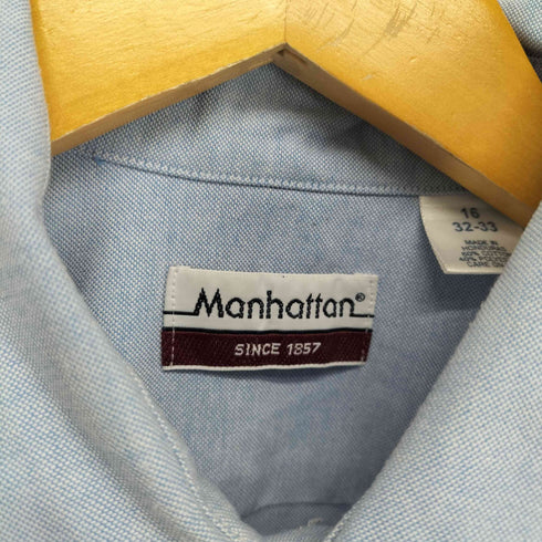 マンハッタン Manhattan オックスフォードボタンダウンシャツ メンズ 16 32-33