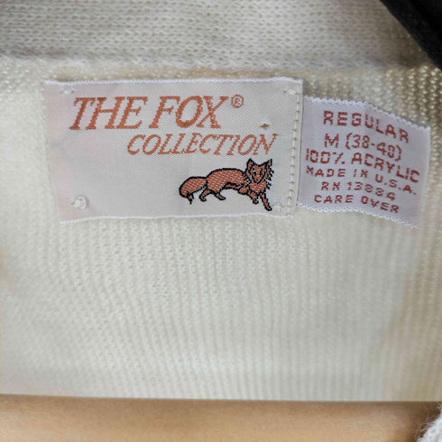 ザフォックスコレクション THE FOX COLLECTION 70S USA製 アクリルカーディガン メンズ M 38-40