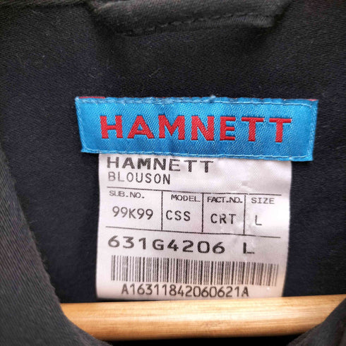 ハムネット HAMNETT フラップ裏チェック シャツジャケット メンズ JPN:L