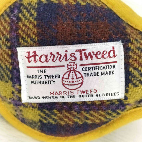 ハリスツイード Harris Tweed チェック 裏ボア イヤーマフ レディース