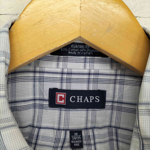 チャップス CHAPS CLASSIC FIT チェックボタンダウンシャツ メンズ 18 34-35