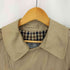 アクアスキュータム AQUASCUTUM 80S 英国製 コットン トレンチコート 裏地チェック メンズ UK:36