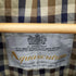 アクアスキュータム AQUASCUTUM 80S 英国製 コットン トレンチコート 裏地チェック メンズ UK:36