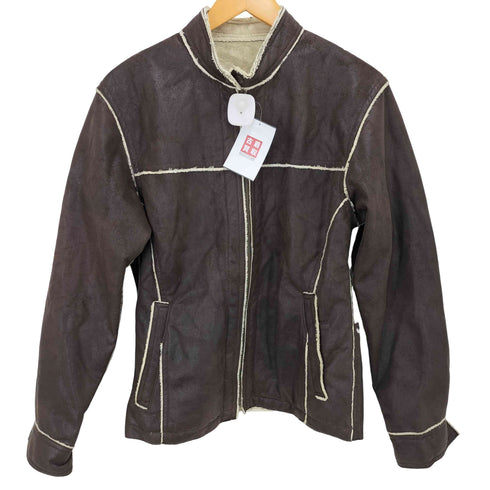 テットオム TETE HOMME スタンドネックフェイクレザージャケット メンズ JPN:L