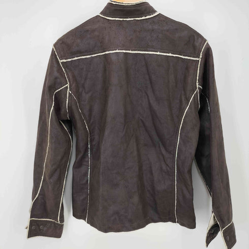 テットオム TETE HOMME スタンドネックフェイクレザージャケット メンズ JPN:L