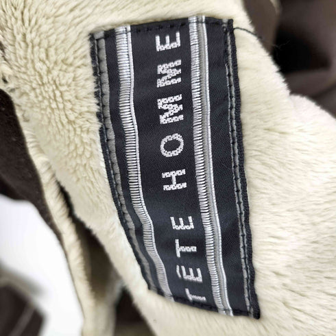 テットオム TETE HOMME スタンドネックフェイクレザージャケット メンズ JPN:L