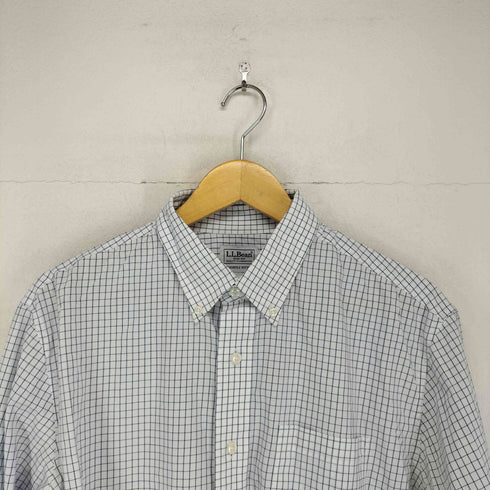 エルエルビーン L.L.Bean SLIGHTLY FIT ウィンドーペーンチェックボタンダウンシャツ メンズ L-REG