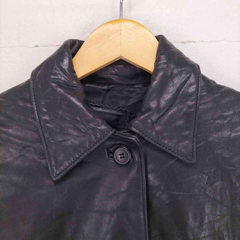 OSCAR LEOPOLD ボタンレザージャケット MADE IN CANADA レディース JPN:M