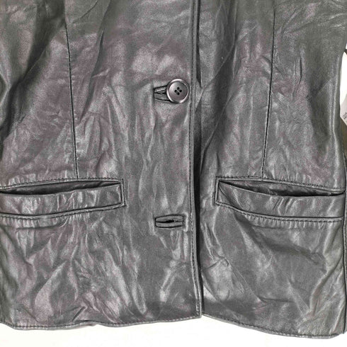OSCAR LEOPOLD ボタンレザージャケット MADE IN CANADA レディース JPN:M