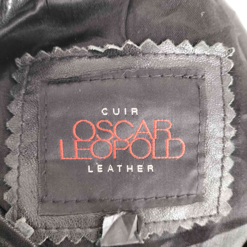 OSCAR LEOPOLD ボタンレザージャケット MADE IN CANADA レディース JPN:M