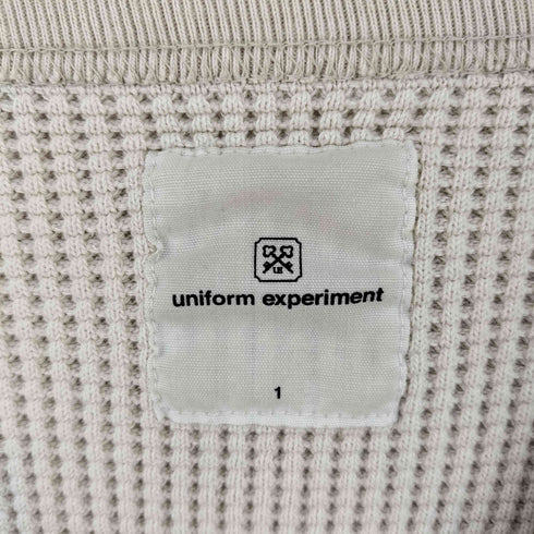 ユニフォームエクスペリメント uniform experiment フロントプリント サーマルTシャツ メンズ JPN:1