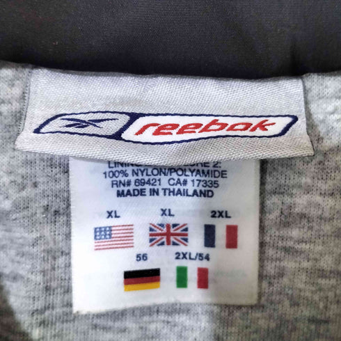 リーボック Reebok ウィンドブレーカー パイピング スポーツジャケット メンズ import:XL