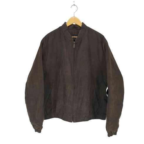 ロンドンフォグ LONDON FOG フェイクスウェードジップアップブルゾン メンズ XXL