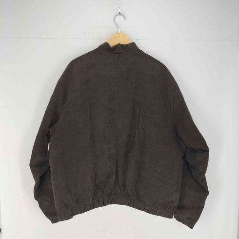 ロンドンフォグ LONDON FOG フェイクスウェードジップアップブルゾン メンズ XXL