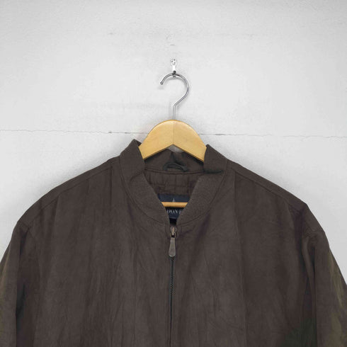 ロンドンフォグ LONDON FOG フェイクスウェードジップアップブルゾン メンズ XXL