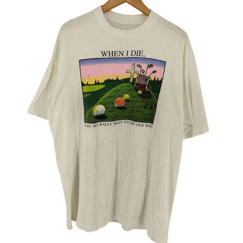 WHEN I DIE ゴルフ メッセージ S/S TEE メンズ
