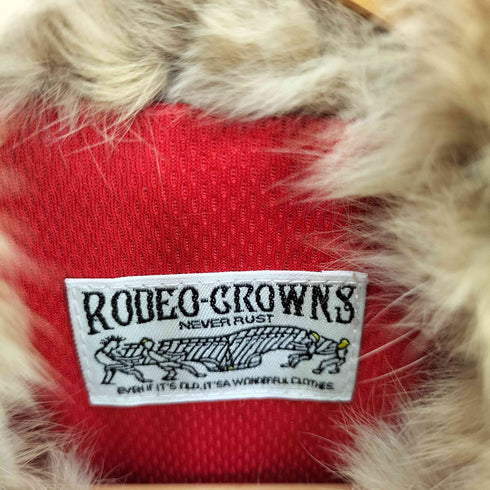ロデオクラウンズ RODEO CROWNS ラビットファーベスト レディース JPN:S