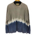 cantate 別注 First Pick Suvin Gold Tie-Dye Horizontal Stripes Knit メンズ