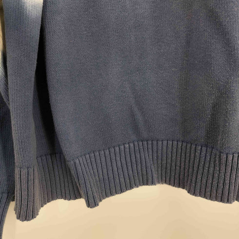 cantate 別注 First Pick Suvin Gold Tie-Dye Horizontal Stripes Knit メンズ