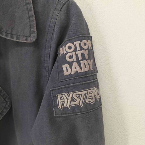 ヒステリックグラマー HYSTERIC GLAMOUR 00s 刺繍デザインコットントレンチコート レディース FREE