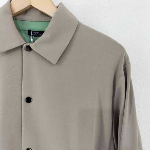 アイテムズ アーバンリサーチ ITEMS URBAN RESEARCH ウォッシャブル×クールタッチ TRコーチジャケット メンズ JPN:L