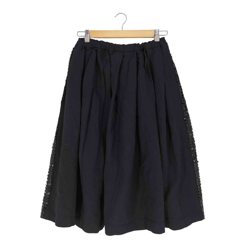 コムデギャルソンコムデギャルソン COMME des GARCONS COMME des GARCONS 製品染め サイドスパンコール イージー タック フレアスカート レディース JPN:S