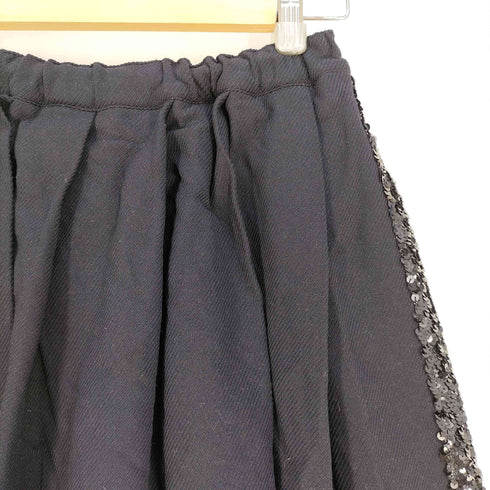 コムデギャルソンコムデギャルソン COMME des GARCONS COMME des GARCONS 製品染め サイドスパンコール イージー タック フレアスカート レディース JPN:S