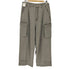 エマクローズ EMMA CLOTHES M-47 ヴィンテージ加工 ミリタリー ワイドデニムカーゴパンツ メンズ JPN:L