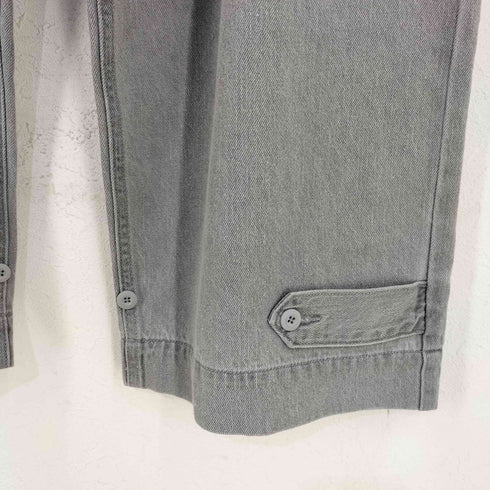 エマクローズ EMMA CLOTHES M-47 ヴィンテージ加工 ミリタリー ワイドデニムカーゴパンツ メンズ JPN:L