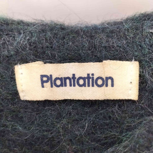 プランテーション Plantation モヘヤ混 ジップアップ ニット パーカー レディース JPN:M