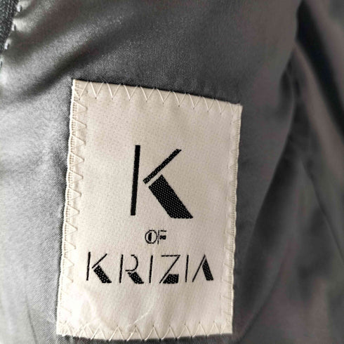 K OF KRIZIA 80-90s ウール ダブルブレスト テーラードジャケット セットアップ メンズ 48R