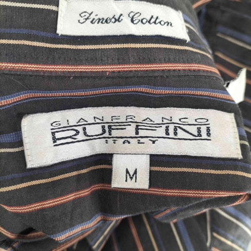 GIANFRANCO RUFFINI マルチストライプシャツ メンズ JPN:M