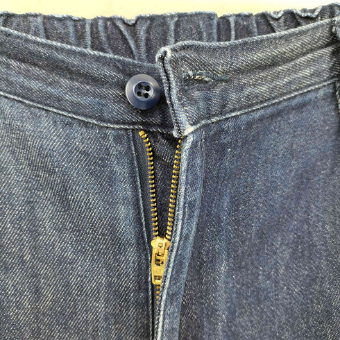 BETTY SMITH ウエストゴム 1タックワイドデニムパンツ インディゴ レディース JPN:S