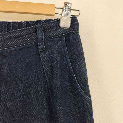 BETTY SMITH ウエストゴム 1タックワイドデニムパンツ インディゴ レディース JPN:S