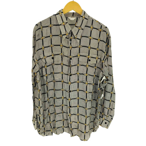 VALENTINO PARK 千鳥格子 総柄 L/S シャツ メンズ