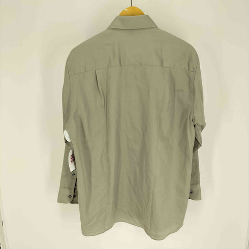ジェフリービーン GEOFFREY BEENE SATEEN コットン ポリ L/S シャツ メンズ import:L