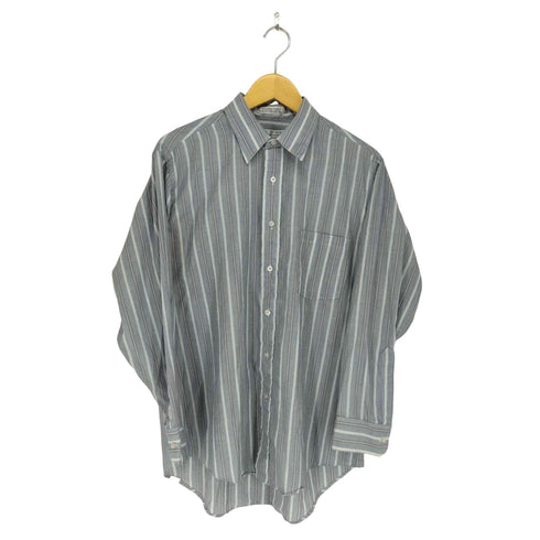 ヴァンヒューゼン VAN HEUSEN 80S~ ストライプシャツ メンズ 16 32/33